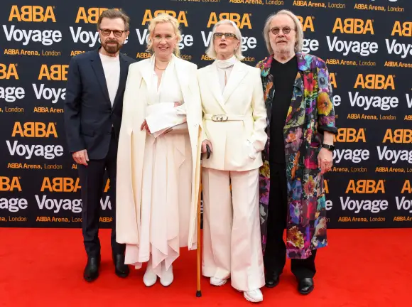 ABBA : Björn Ulvaeus, Agnetha Fältskog, Anni-Frid Lyngstad und Benny Andersson