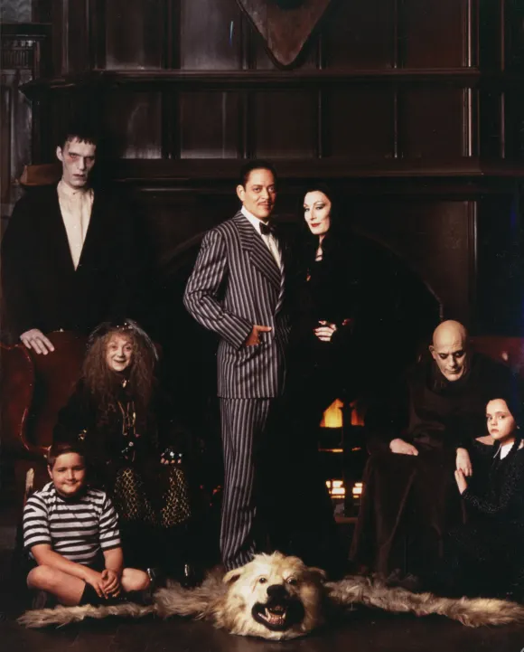 „Die Addams Family“-Darsteller im Jahr 1991