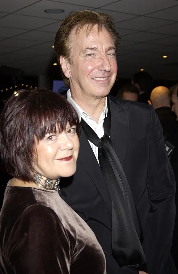 Alan Rickman mit seiner Frau Rima Horton