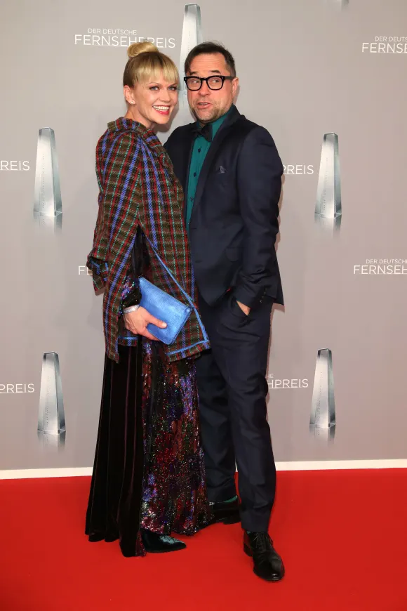 Anna Loos und Jan Josef Liefers beim Deutschen Fernsehpreis