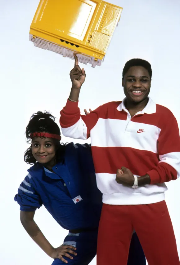 THE COSBY SHOW, from left: Tempestt Bledsoe, Malcolm-Jamal Warner, 1984-1992. ? NBC /Courtesy Everett Collection Ref:TSD