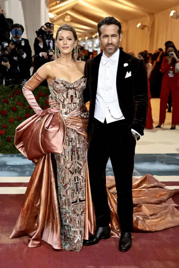 Blake Lively und Ryan Reynolds bei der Met Gala 2022