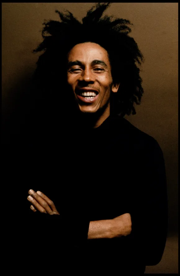 Der jamaikanische Sänger Bob Marley (1945-1981)