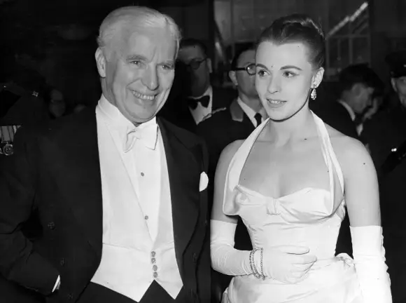Charlie Chaplin und seine dritte Frau Paulette Goddard
