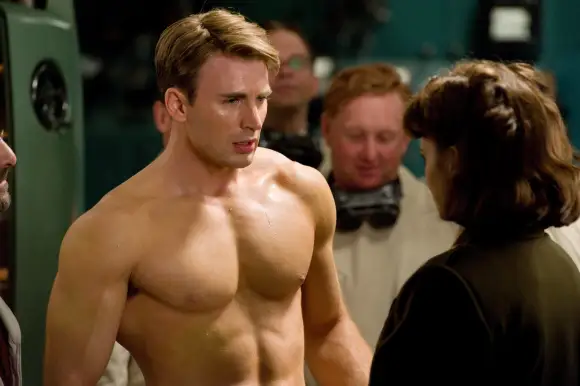 Chris Evans als „Captain America”