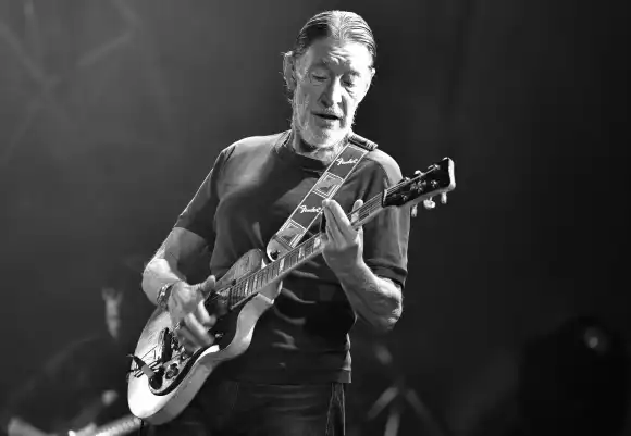British guitarist and singer Chris Rea performs during his show in Prague, Czech Republic, on November 7, 2017. (CTKxPh