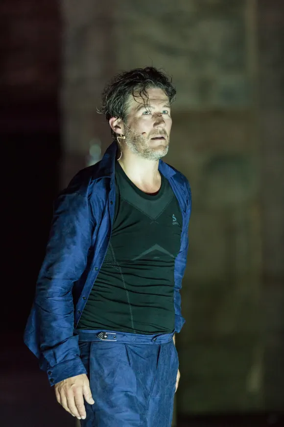 Christian Nickel 2018 auf der Theaterbühne