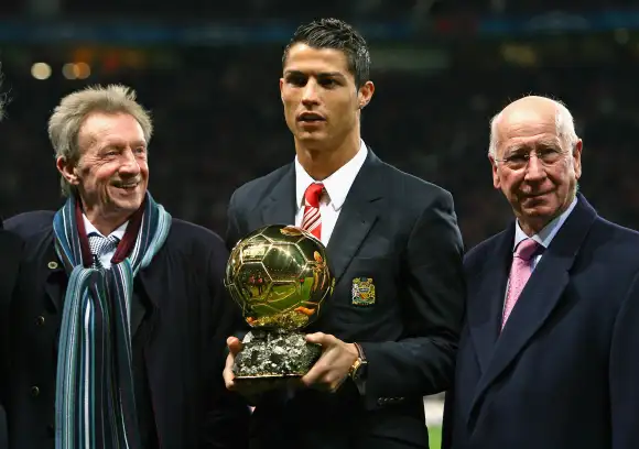 Cristiano Ronaldo gewinnt den Ballon d'Or 2008