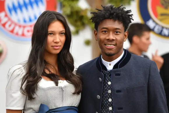 David Alaba und seine Freundin Shalimar Heppner