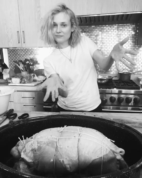 Diane Kruger ungeschminkt auf instagram