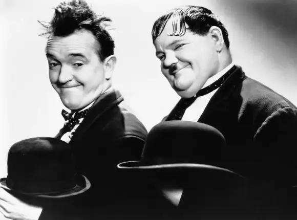 Stan Laurel und Oliver Hardy sind „Dick & Doof“