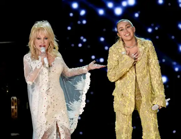Dolly Parton und Miley Cyrus