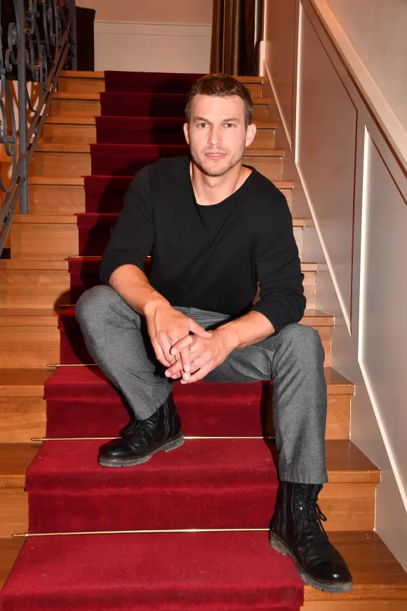 Florian Frowein am „Sturm der Liebe“-Set