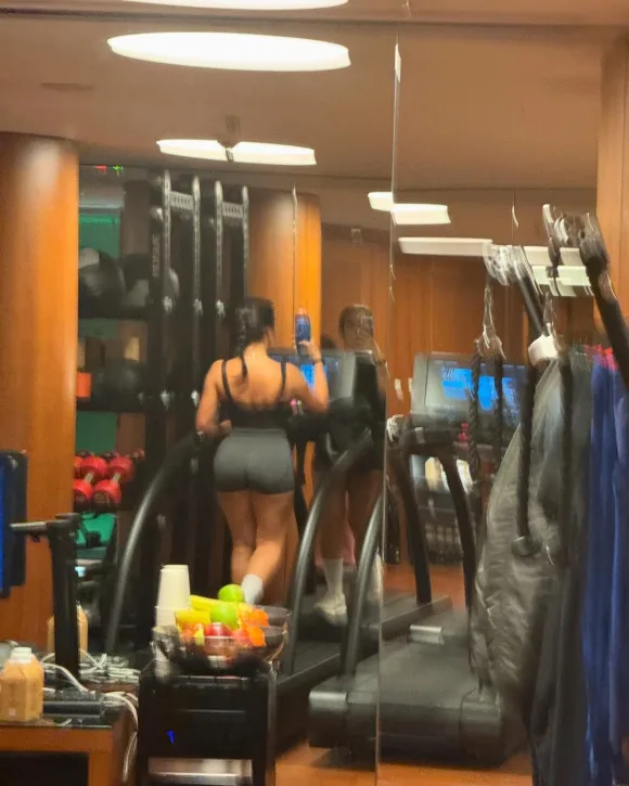 Georgina Rodriguez beim Sport