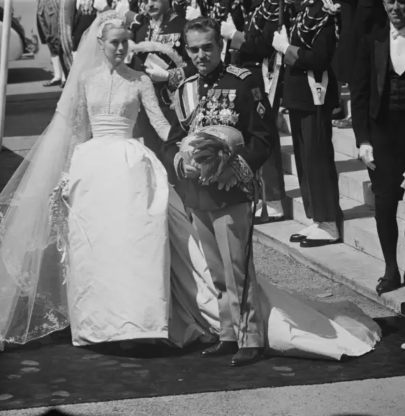 Grace Kelly And Prince Rainier III Wedding