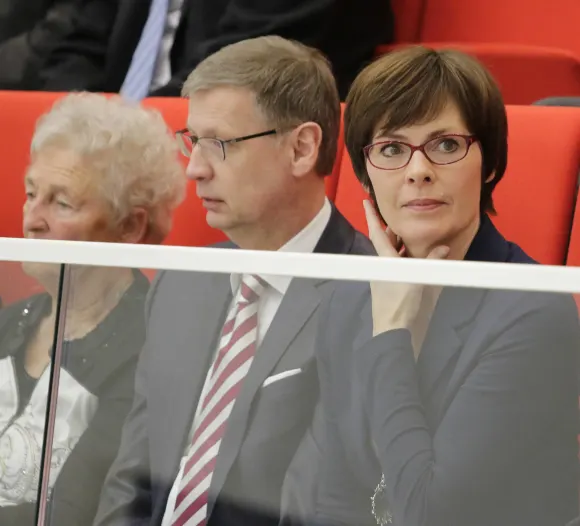 Günther Jauch und seine Frau Thea 2014