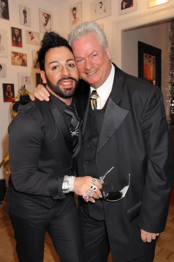 Harald Glööckler und Dieter Schroth im Jahr 2008