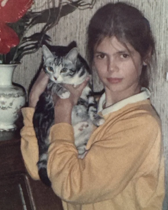 Heidi Klum mit zehn Jahren