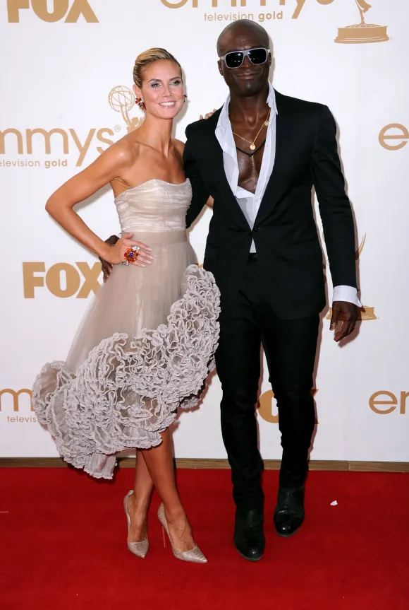 Heidi Klum mit Seal bei den Emmys 2011