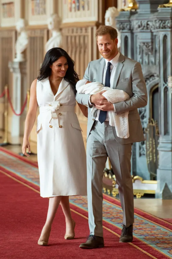 Herzogin Meghan, Prinz Harry und Archie am 8. Mai 2019