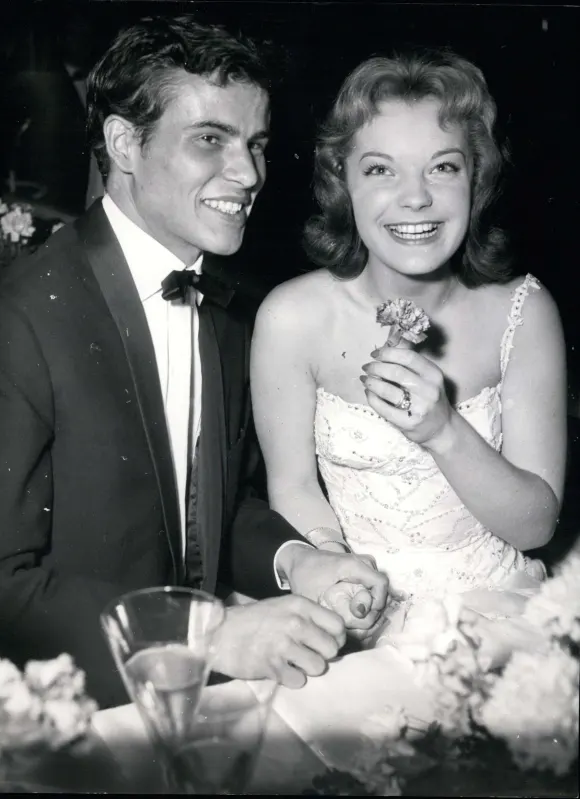 Horst Buchholz und Romy Schneider