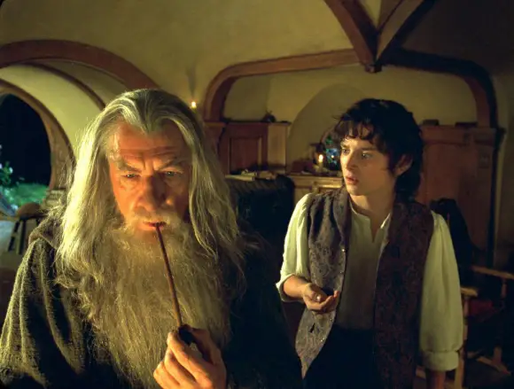 Ian McKellen Elijah Wood