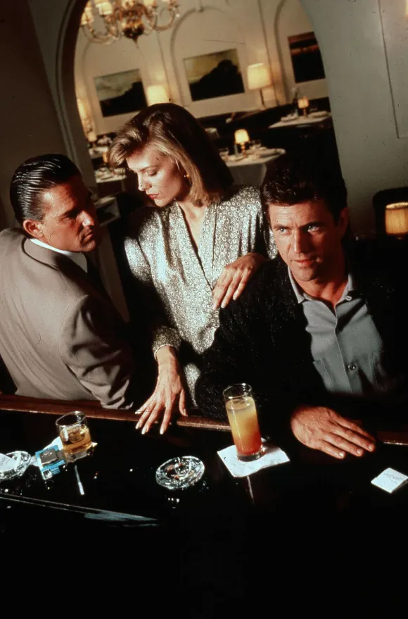 Mel Gibson, Michelle Pfeiffer und Kurt Russell in „Tequila Sunrise – Eine gefährliche Mischung"