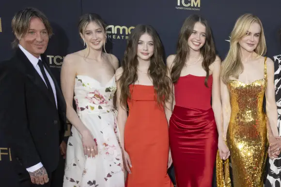 Faith Margaret Kidman-Urban mit ihren Eltern Keith Urban und Nicole Kidman