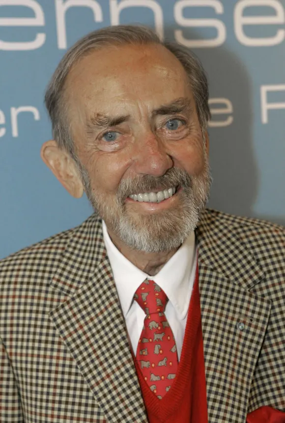 Hans Clarin auf der Pressekonferenz zur Verleihung des Bayerischen Fernsehpreises in München 2005