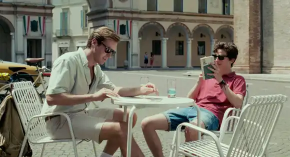 Armie Hammer und Timothée Chalamet in „Call me by your Name“.