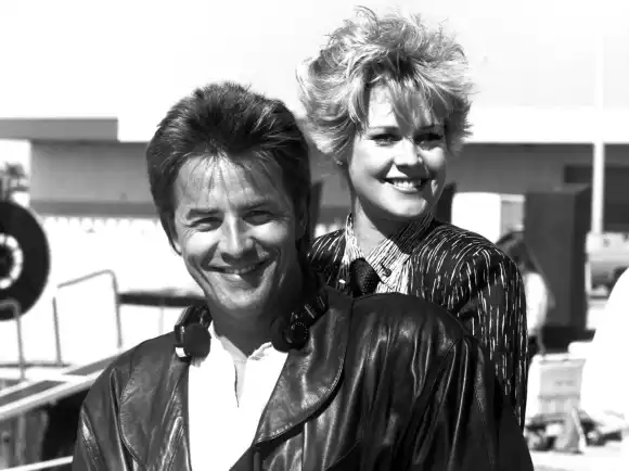 Don Johnson und Melanie Griffith 1987