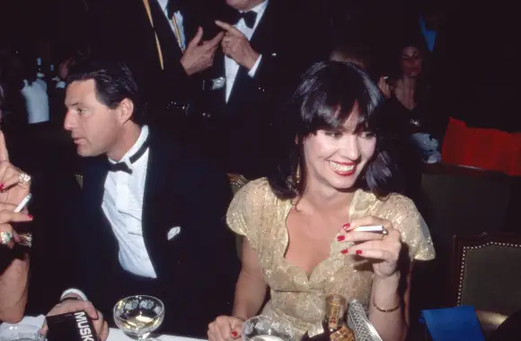 Iris Berben mit ihrem damaligen Lebensgefährten Gabriel Lewy im Jahr 1980