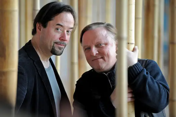 Jan Josef Liefers und Axel Prahl sind Kollegen beim „Tatort“