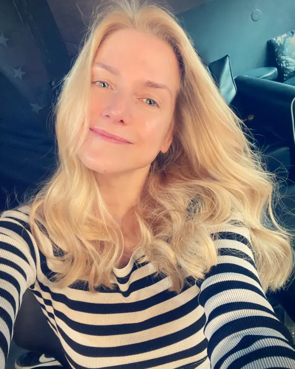 Jeanette Biedermann ohne Make-up