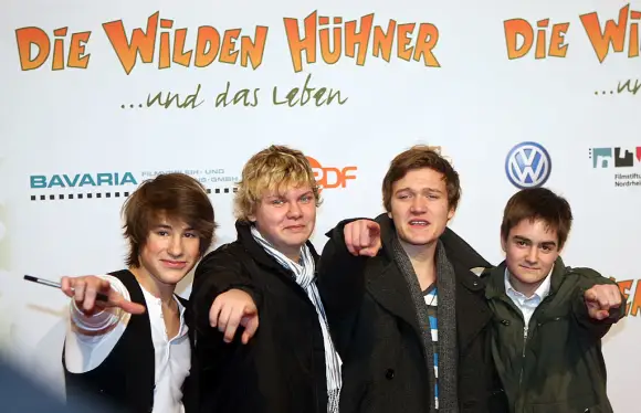 Jeremy Mockridge, Philip Wiegratz, Vincent Redetzki and Martin Kurz