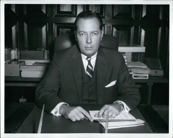 Anwalt Jim Garrison in seinem Büro in New Orleans