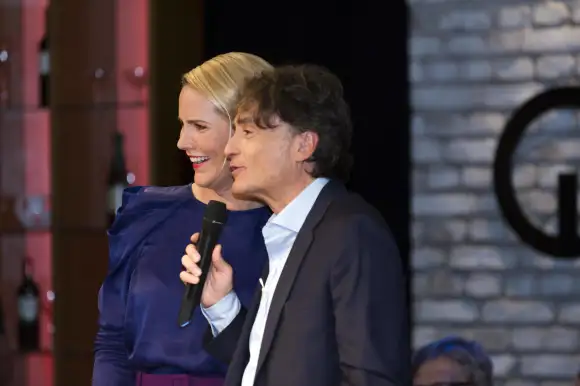 Judith Rakers und Giovanni di Lorenzo 3nach9