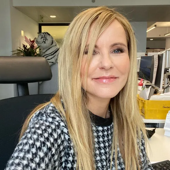 Katja Burkard glatte Haare