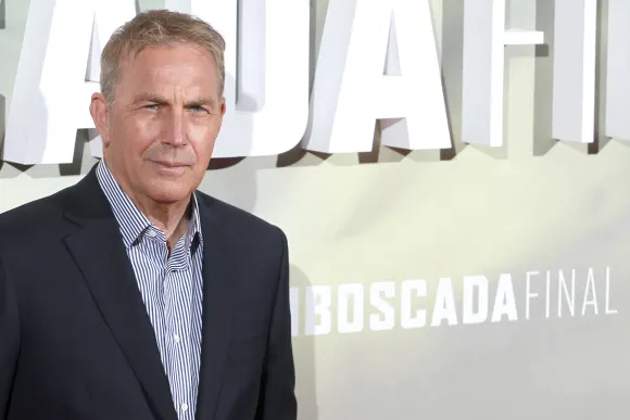 Schauspieler Kevin Costner ei der Premiere des Netflix-Films „Emboscada final / The Highwaymen“ im Cine Capitol. Madrid, 25.03.2019