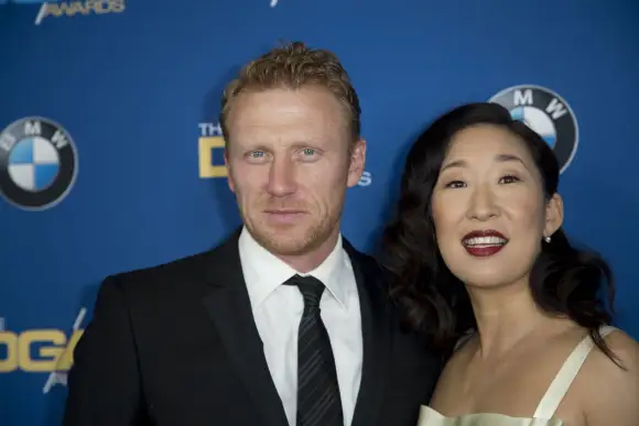 Kevin McKidd und Sandra Oh auf dem roten Teppich der 66. Annual Directors Guild Awards am 26. Januar 2014