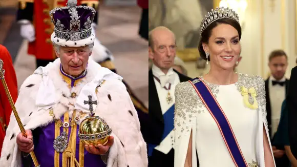 König Charles und Prinzessin Kate