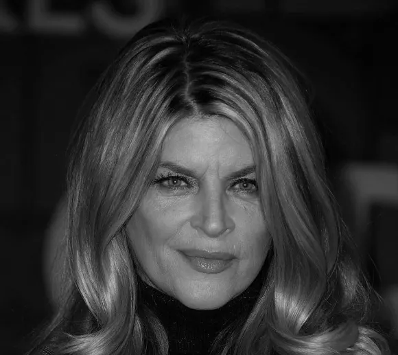 Kirstie Alley Tod schwarz weiß