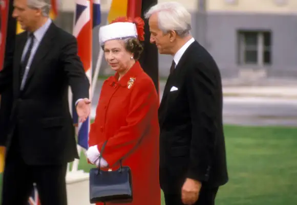 Königin Elisabeth II. und Richard von Weizsäcker