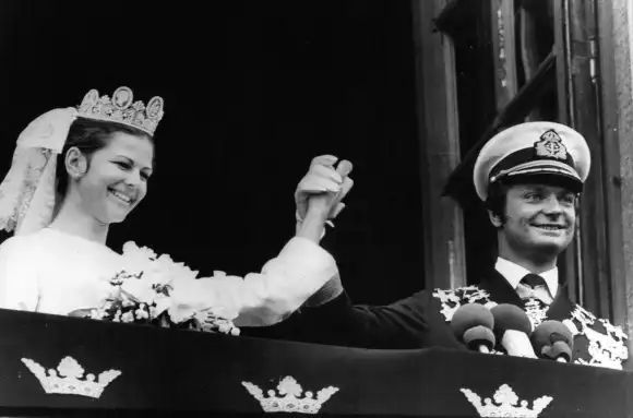 königin silvia könig carl gustaf schweden hochzeit