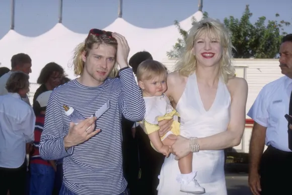Kurt Cobain, Courtney Love und Frances Bean Cobain 1993