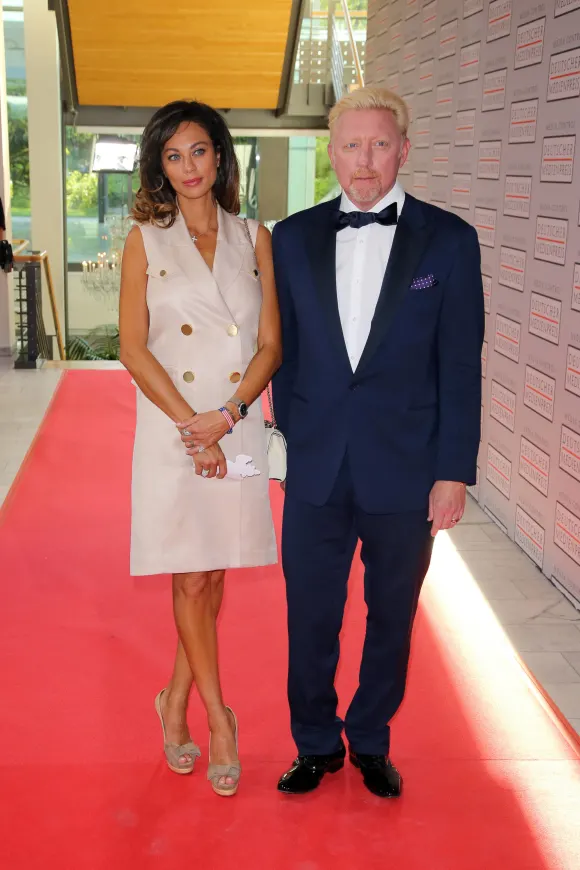 Lilly Becker und Boris Becker auf dem Roten Teppich bei der Verleihung des Deutschen Medienpreis 2016