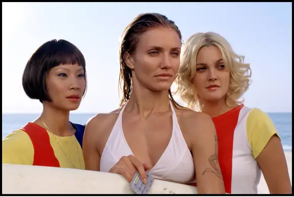 Lucy Liu, Cameron Diaz und Drew Barrymore in „Drei Engel für Charlie“