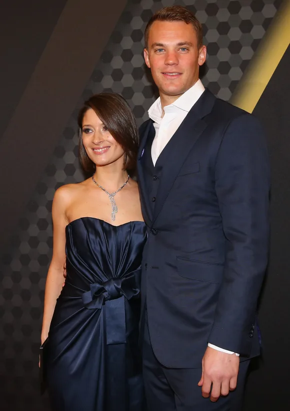 Manuel Neuer und Kathrin Gilch