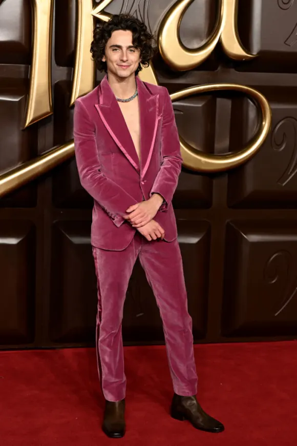 Timothée Chalamet bei der Weltpremiere von "Wonka"