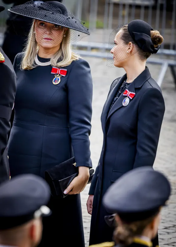 Königin Mette-Marit bei der Beerdigung von König Harald im September 2026
